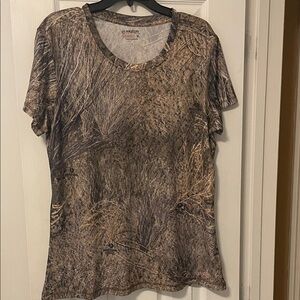 Mossy Oak Brown Camouflage Short Sleeve Tee